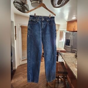 Levi's Vintage 560 Straight Leg Jeans in Medium Blue Denim